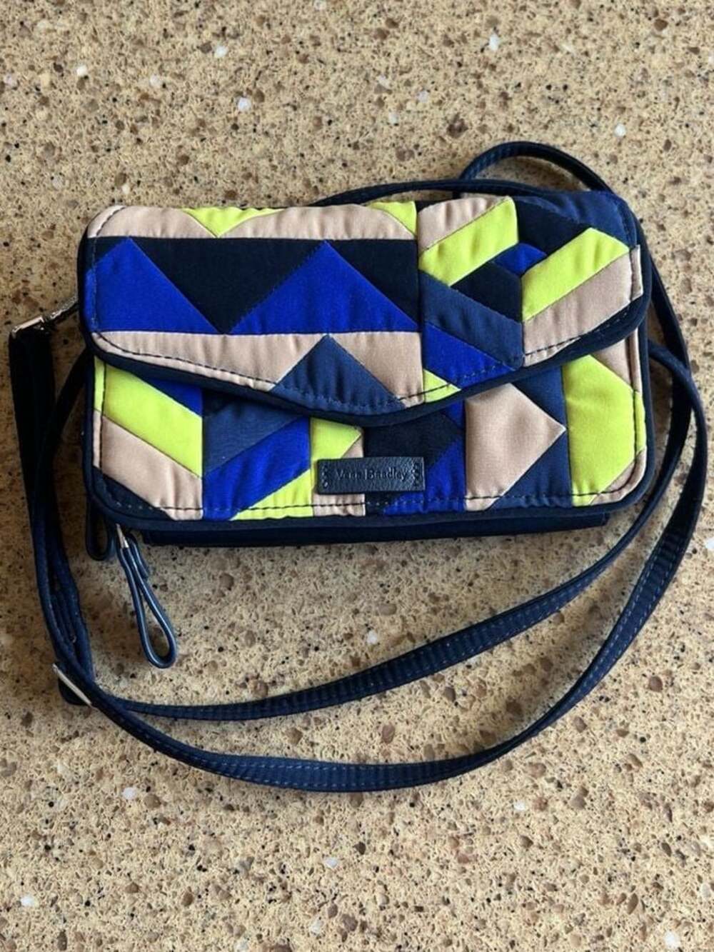 Vera Bradley Modern‎ Lights RFID All in One Crossbody Wallet Bag